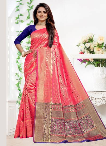1003 Santraj New Festive Wear Designer Silk Saree Collection 1003-Gajjari